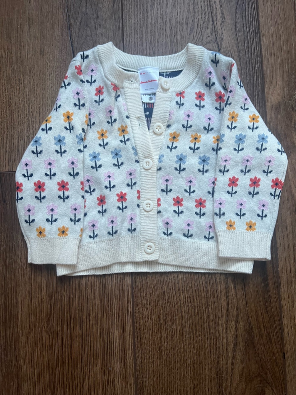NWOT Hanna Andersson Floral Cardigan
